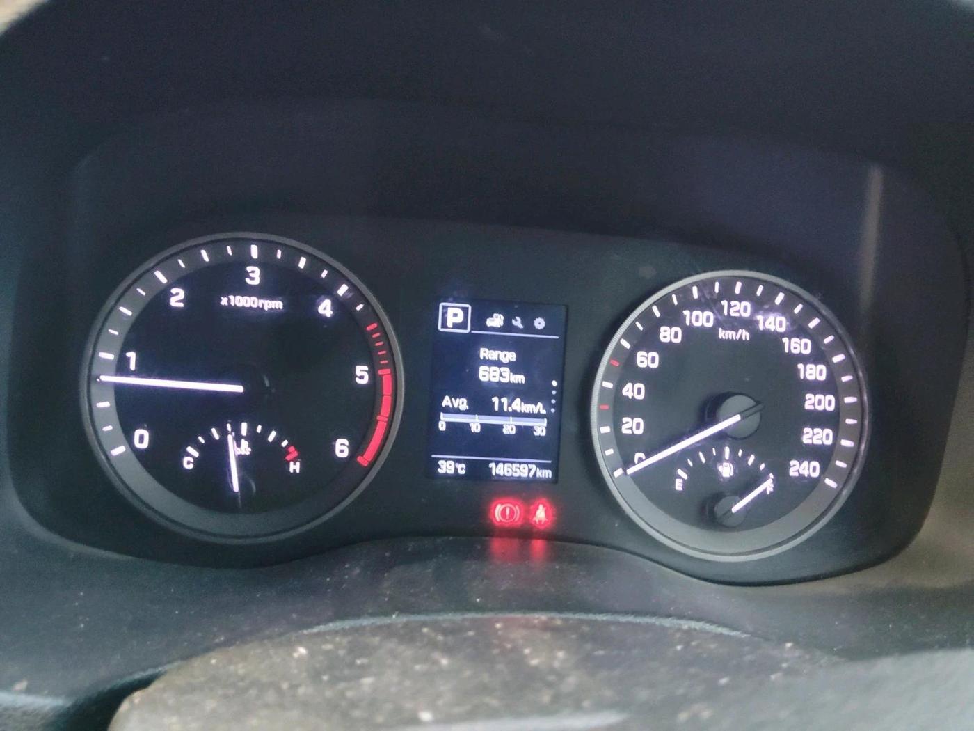 2019 Hyundai Tucson GL (O) 2WD AT, Diesel, Automatic, 1,46,597 km, interior