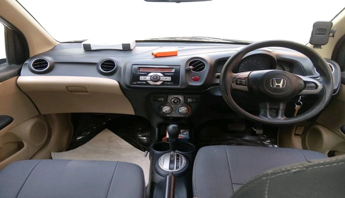 2015 Honda Brio VX AT, Petrol, Automatic, 1,19,999 km, interior