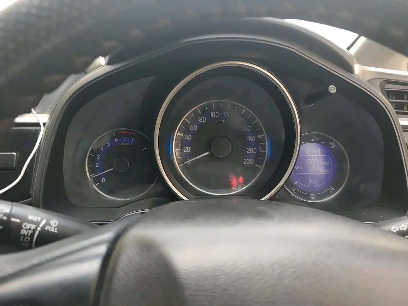 2018 Honda WR-V 1.2L I-VTEC VX MT, Petrol, Manual, 1,72,316 km, interior