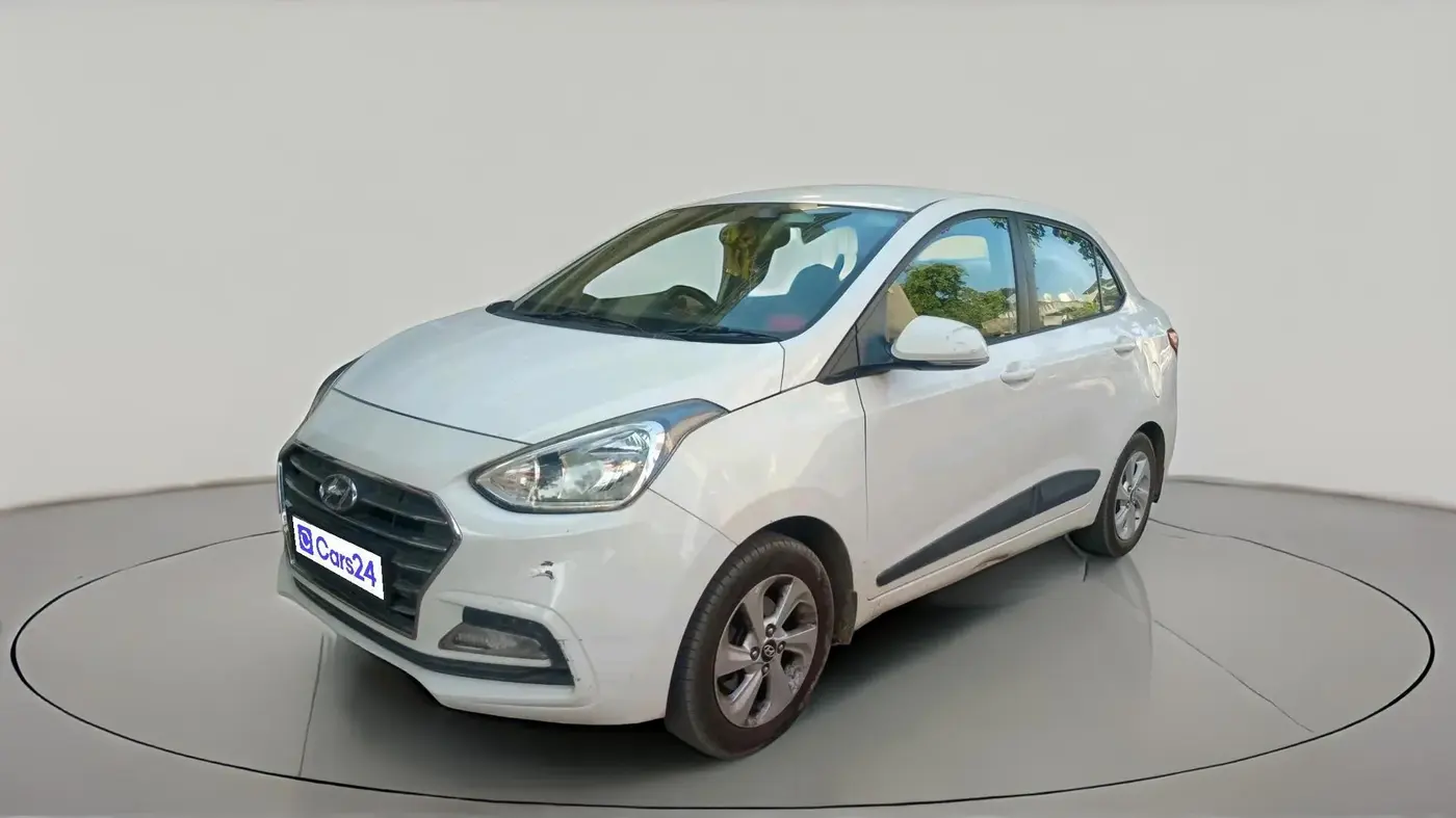 2018 Hyundai Xcent SX 1.2, CNG, Manual, 1,88,521 km, exterior