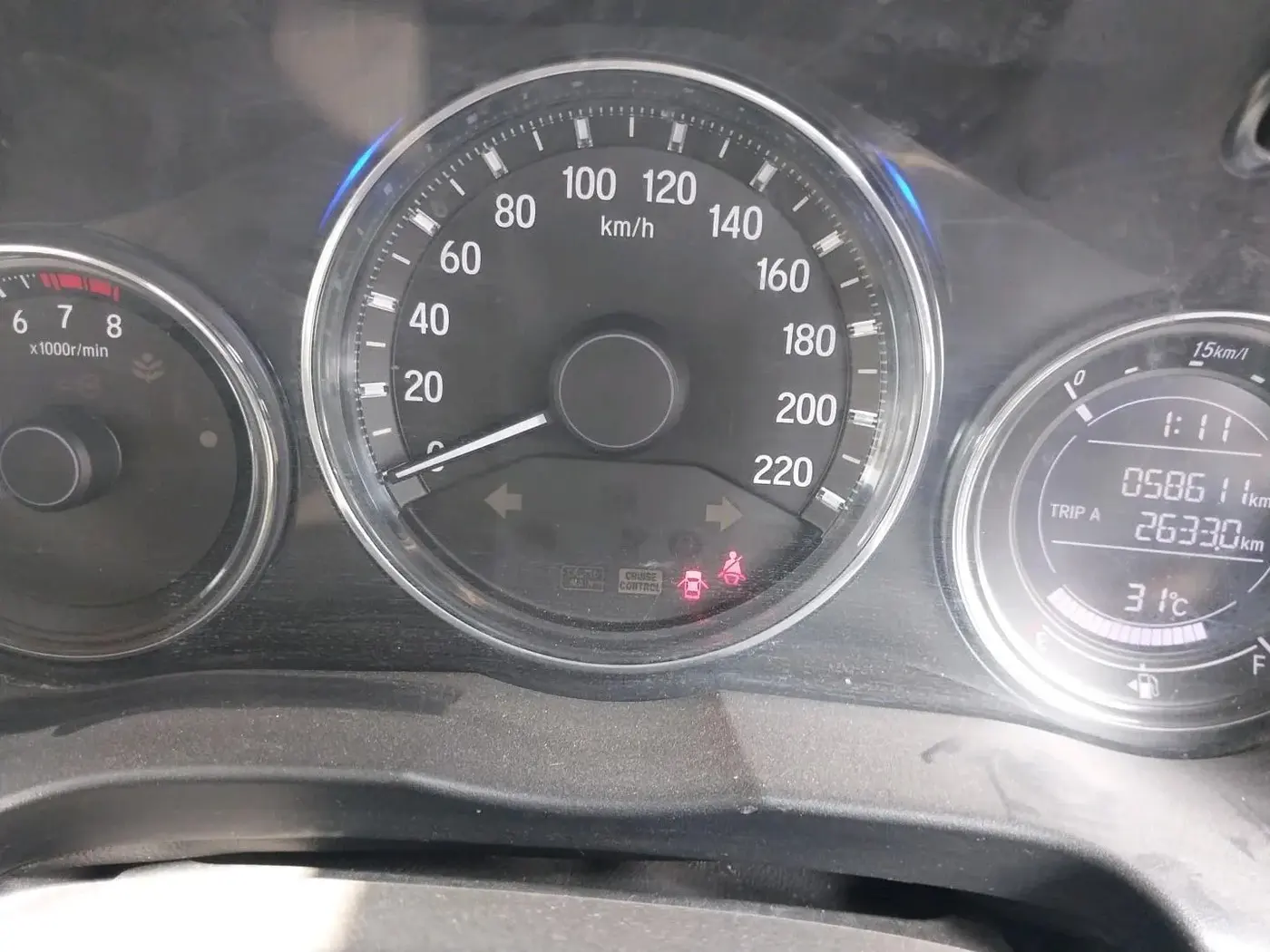 2017 Honda City 1.5L I-VTEC V MT, Petrol, Manual, 58,611 km, interior