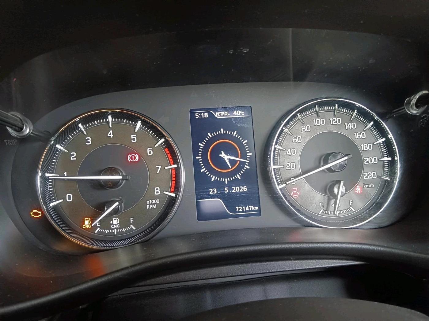 2023 Maruti Baleno  ZETA CNG 1.2L, CNG, Manual, 72,147 km, interior