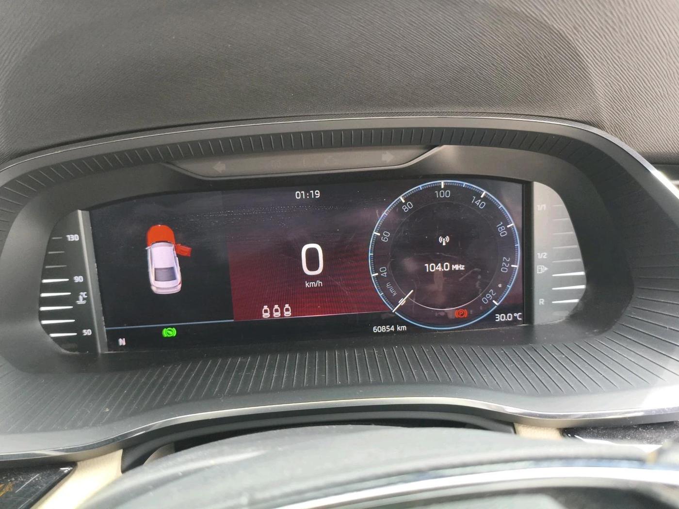 2021 Skoda Octavia L&K 2.0 AT, Petrol, Automatic, 60,854 km, interior