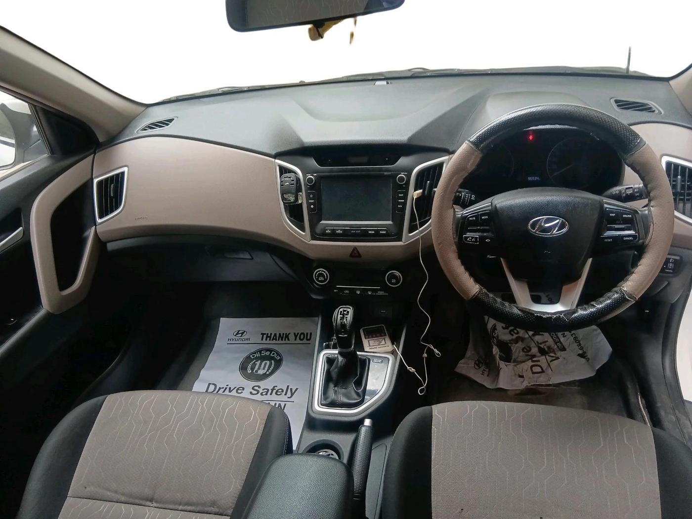2019 Hyundai Creta SX AT 1.6 PETROL, Petrol, Automatic, 96,534 km, interior