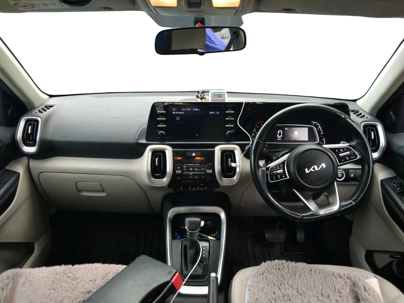 2023 KIA SONET HTX 1.5 AT, Diesel, Automatic, 48,325 km, interior