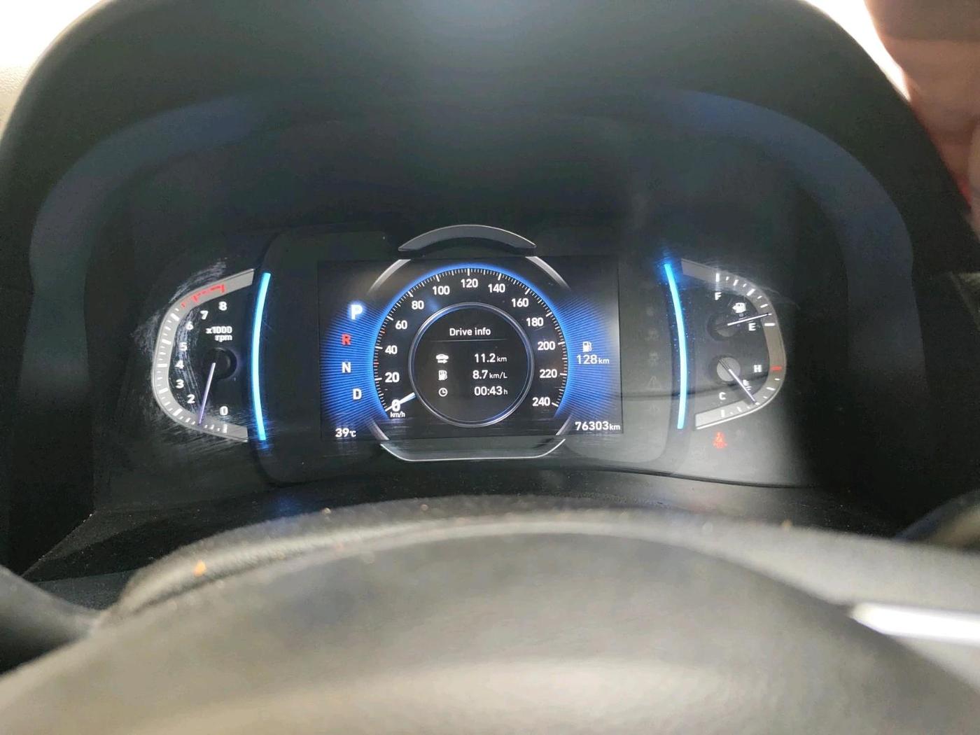 2020 Hyundai Creta SX (O) 1.4 TURBO DCT, Petrol, Automatic, 76,303 km, interior