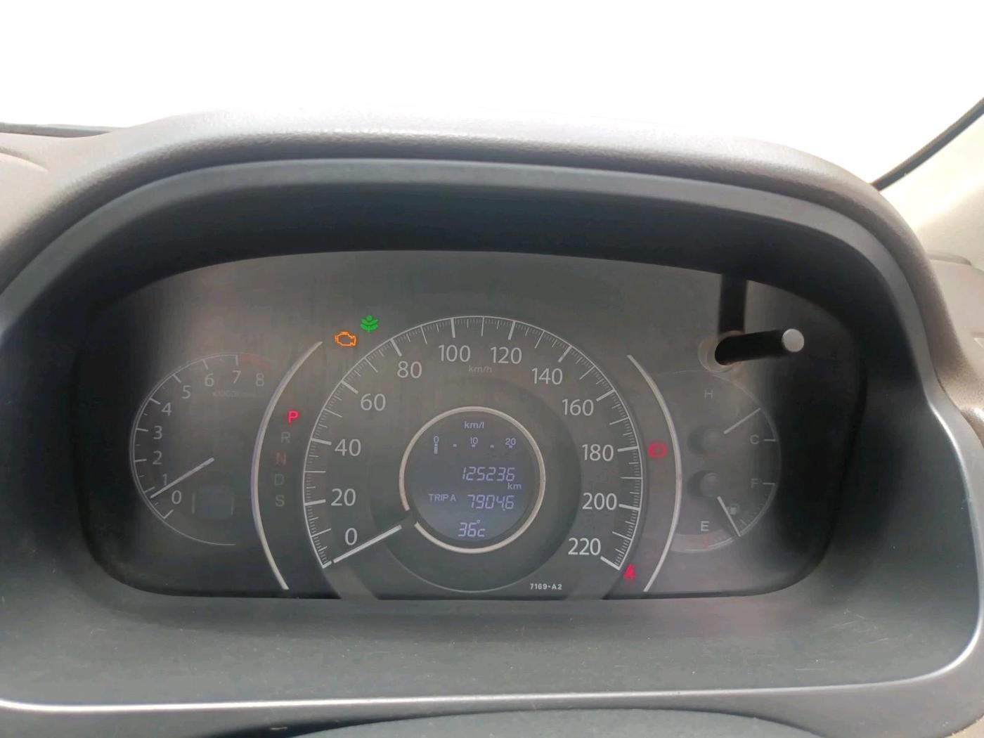 2013 Honda CRV 2.4L 2WD AT, CNG, Automatic, 1,25,236 km, interior