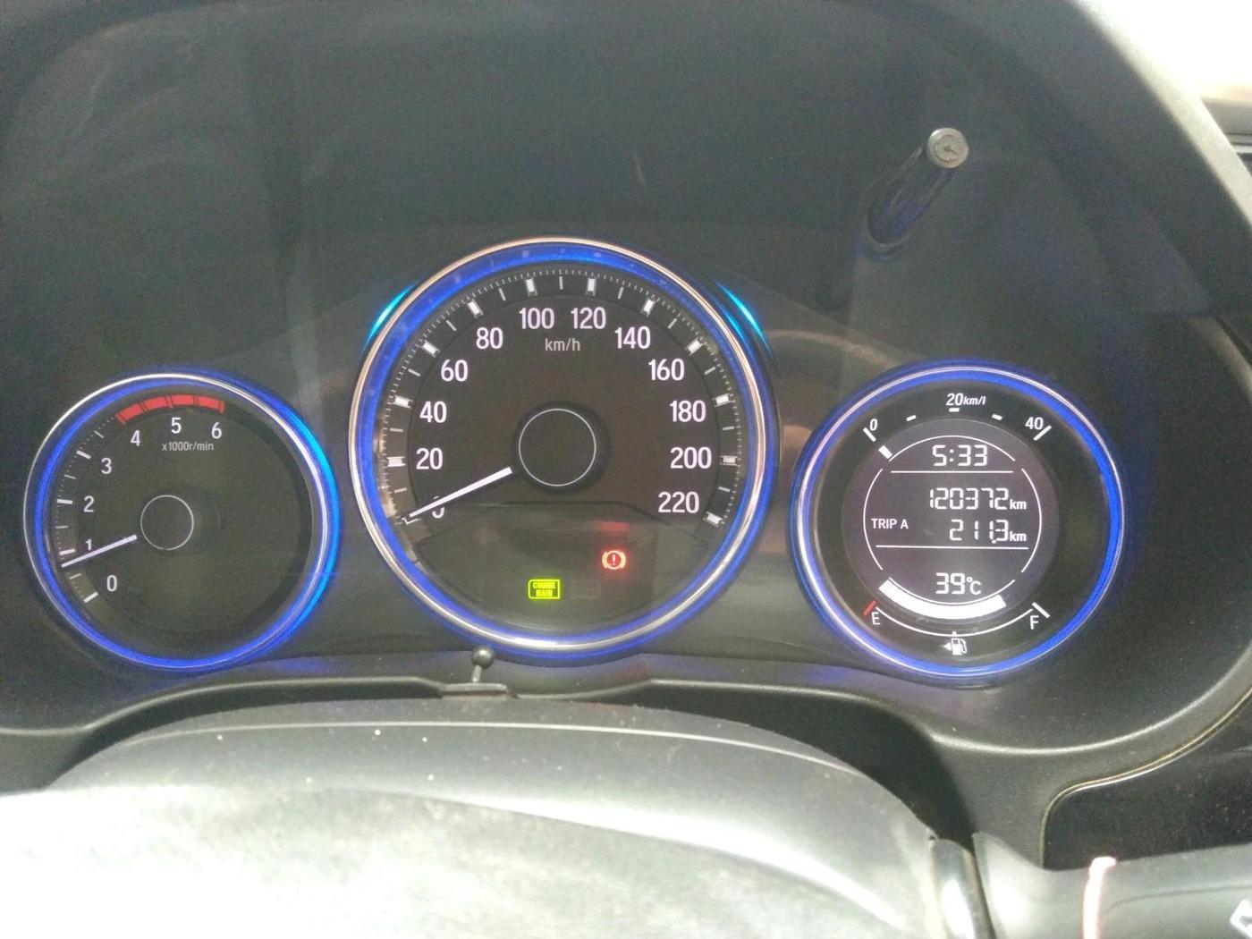 2016 Honda City 1.5L I-DTEC VX, Diesel, Manual, 1,20,372 km, interior