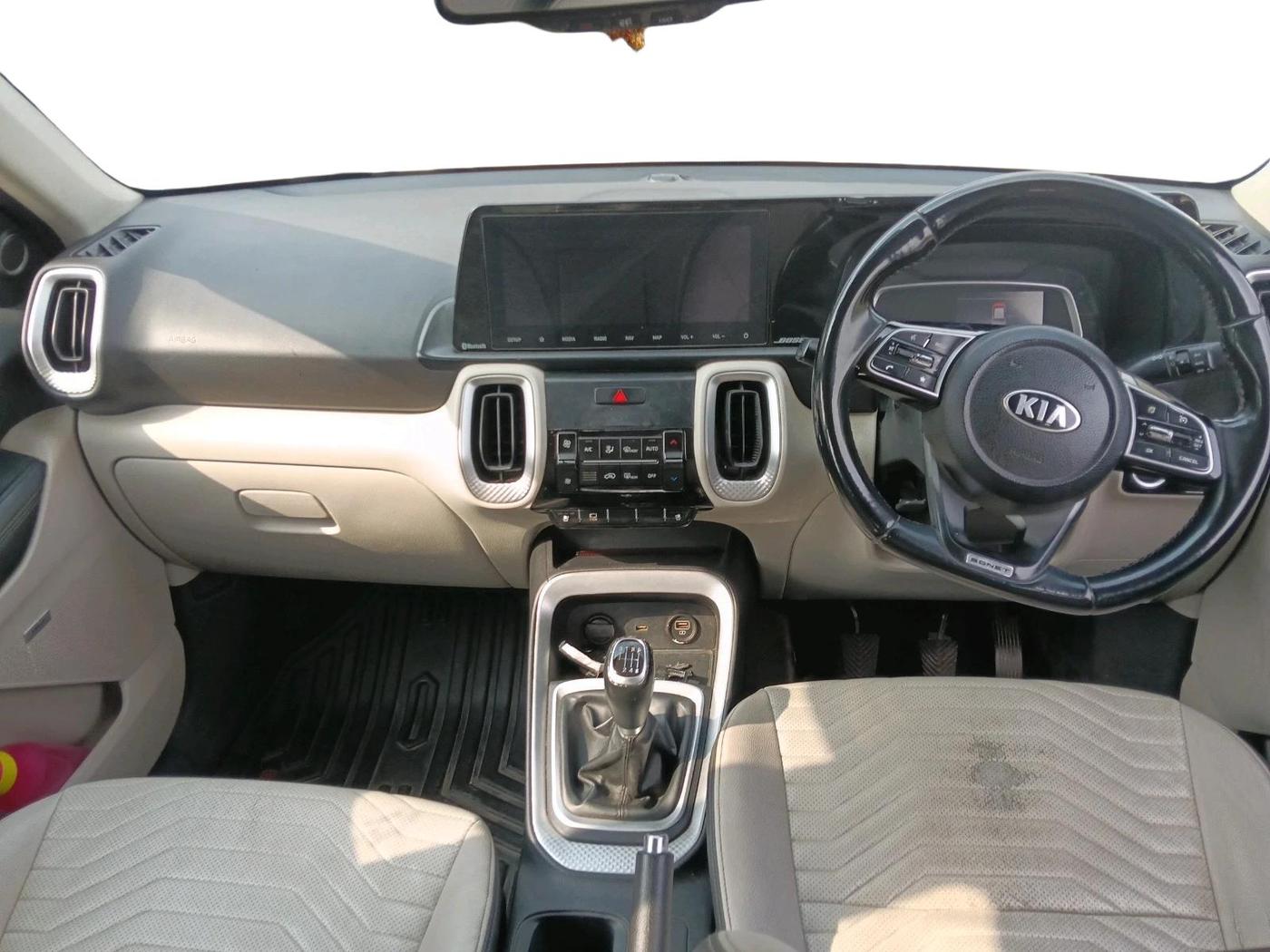 2020 KIA SONET HTX PLUS 1.5, Diesel, Manual, 1,54,982 km, interior