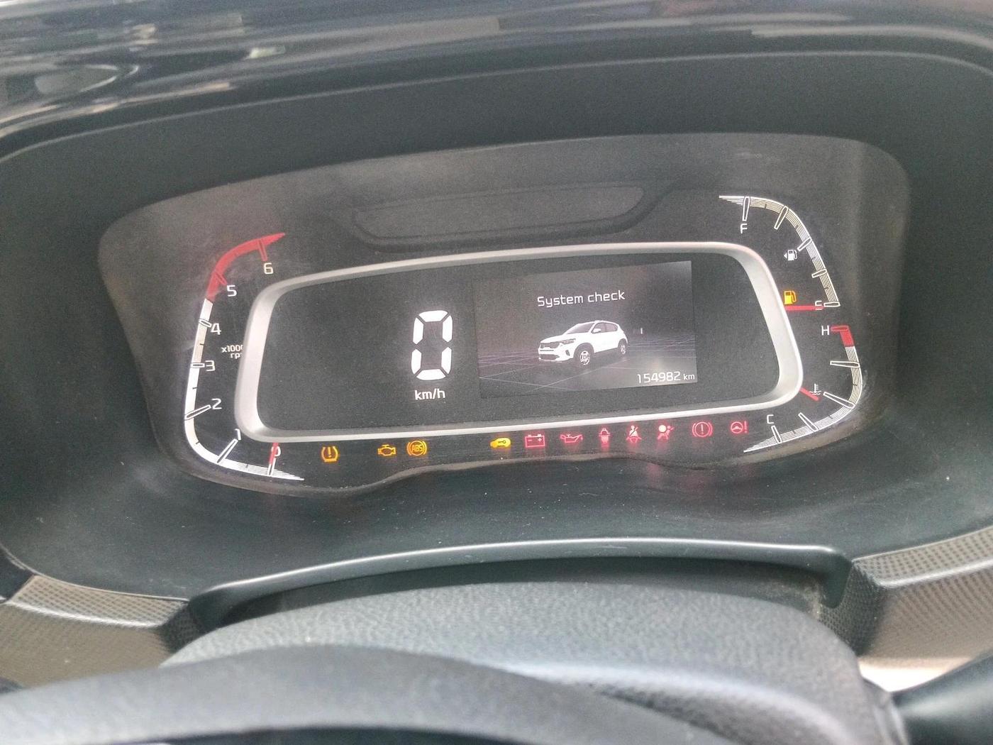 2020 KIA SONET HTX PLUS 1.5, Diesel, Manual, 1,54,982 km, interior