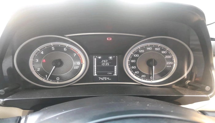 2022 Maruti Dzire ZXI CNG, CNG, Manual, 74,254 km, interior