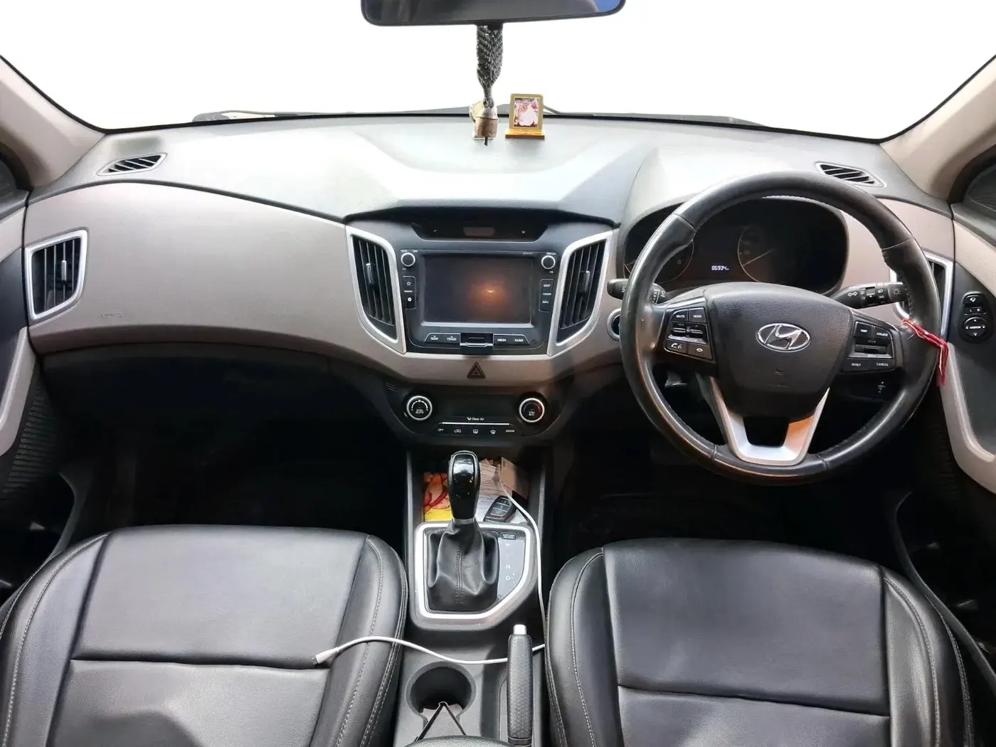 2018 Hyundai Creta SX AT 1.6 DIESEL, Diesel, Automatic, 86,934 km, interior