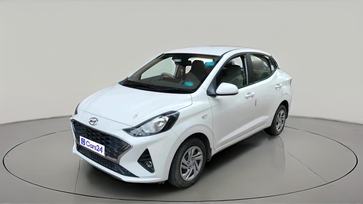 2021 Hyundai AURA S 1.2 CNG, CNG, Manual, 44,969 km, exterior