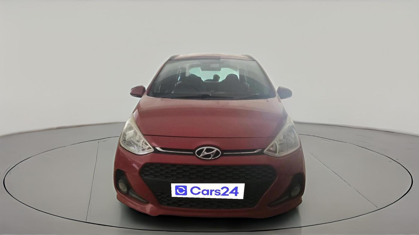 2017 Hyundai Grand i10 SPORTZ (O) AT 1.2 KAPPA VTVT, Petrol, Automatic, 55,090 km, exterior