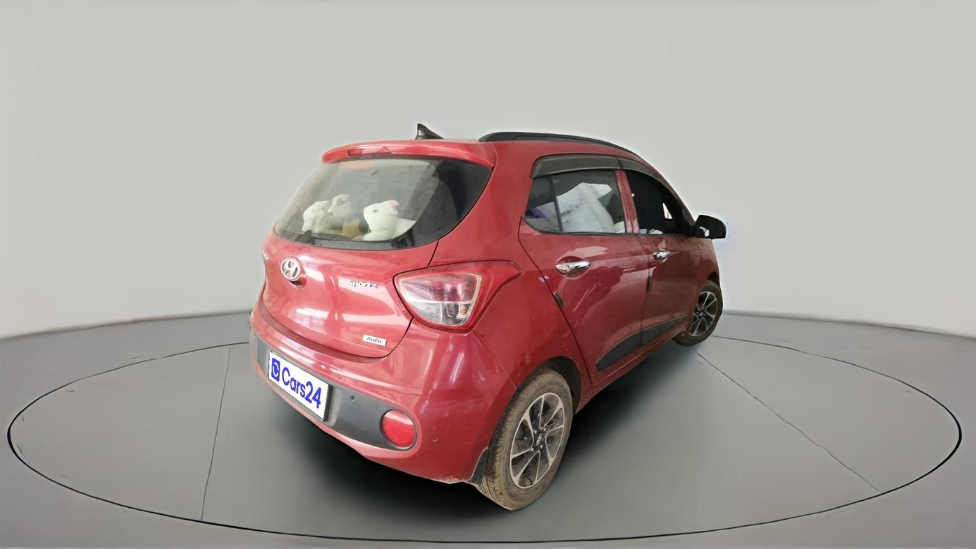 2017 Hyundai Grand i10 SPORTZ (O) AT 1.2 KAPPA VTVT, Petrol, Automatic, 55,090 km, exterior