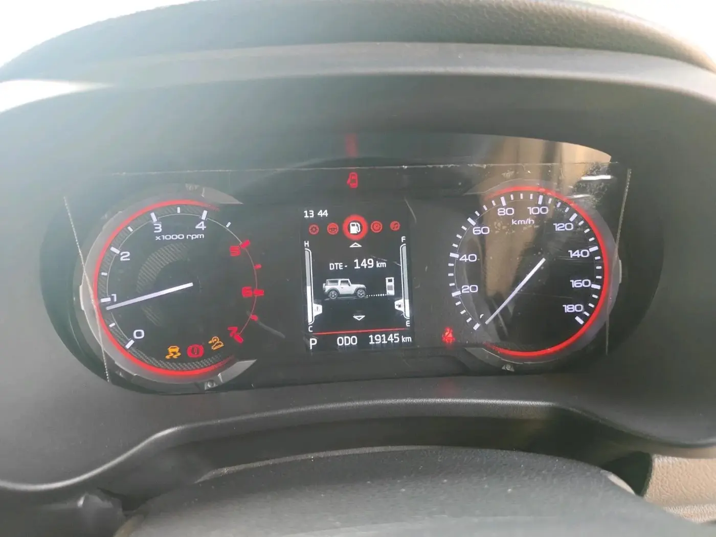 2024 Mahindra Thar LX D AT 4WD HT, Diesel, Automatic, 19,145 km, interior