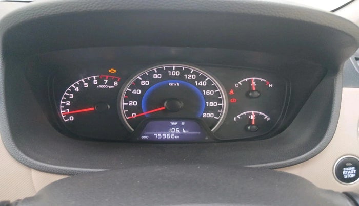 2017 Hyundai Grand i10 ASTA 1.2 KAPPA VTVT, CNG, Manual, 75,966 km, interior