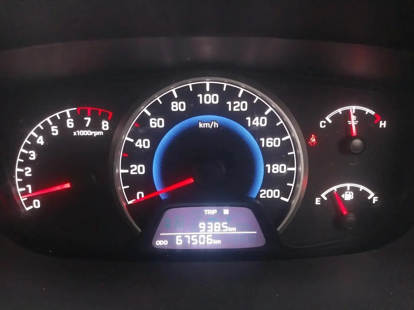 2019 Hyundai Grand i10 SPORTZ 1.2 KAPPA VTVT, Petrol, Manual, 67,506 km, interior