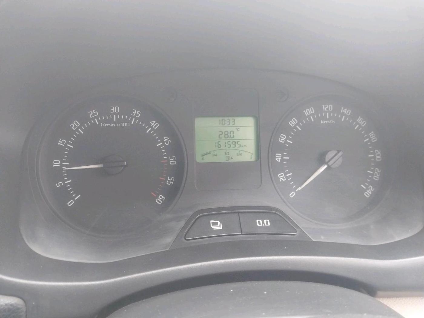 2012 Skoda Fabia AMBITION PLUS 1.2 TDI CR, Diesel, Manual, 1,61,595 km, interior