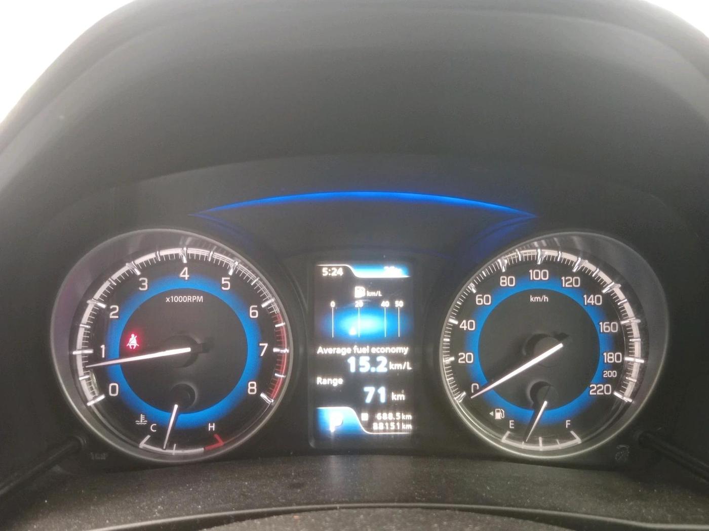 2017 Maruti Baleno ZETA CVT PETROL 1.2, Petrol, Automatic, 88,151 km, interior
