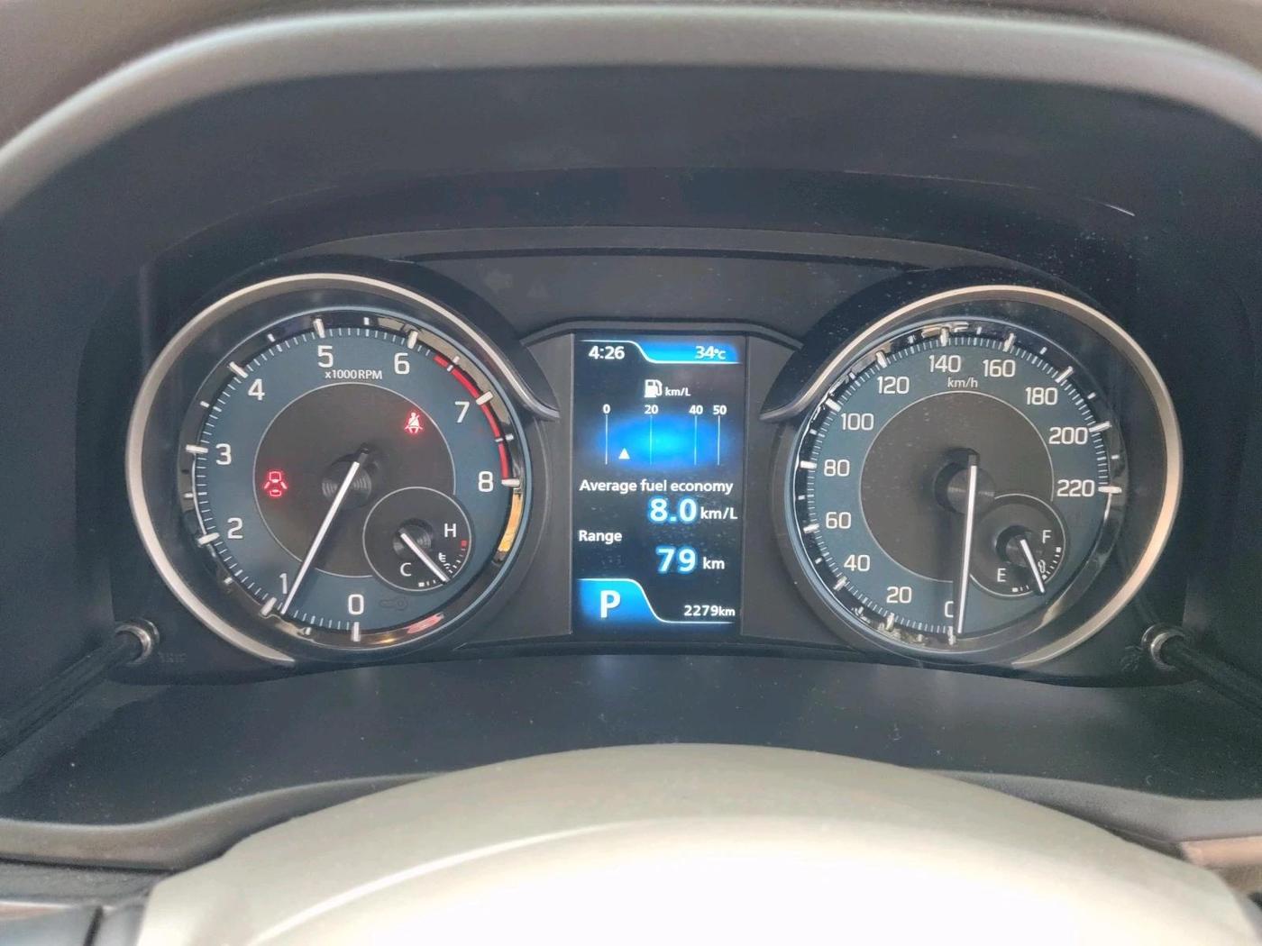 2024 Toyota RUMION G AT, Petrol, Automatic, 2,279 km, interior