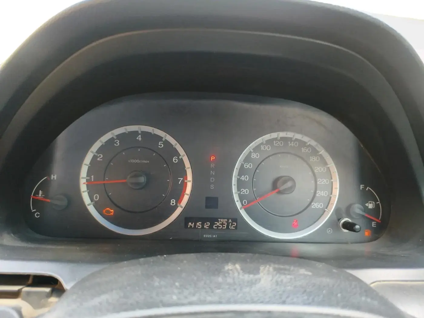 2011 Honda Accord 2.4L I-VTEC AT, CNG, Automatic, 1,41,512 km, interior