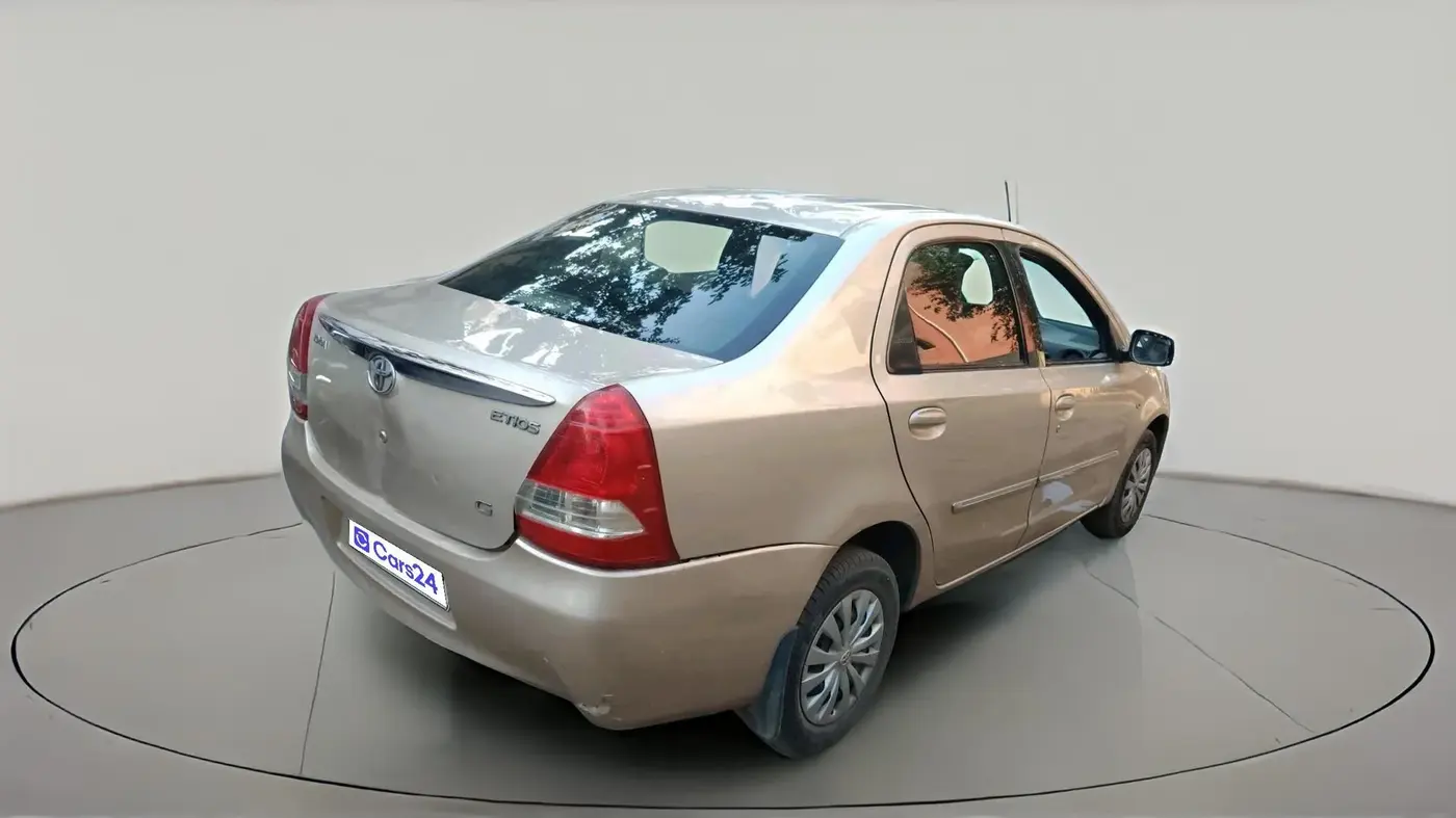 2011 Toyota Etios G, Petrol, Manual, 1,37,725 km, exterior