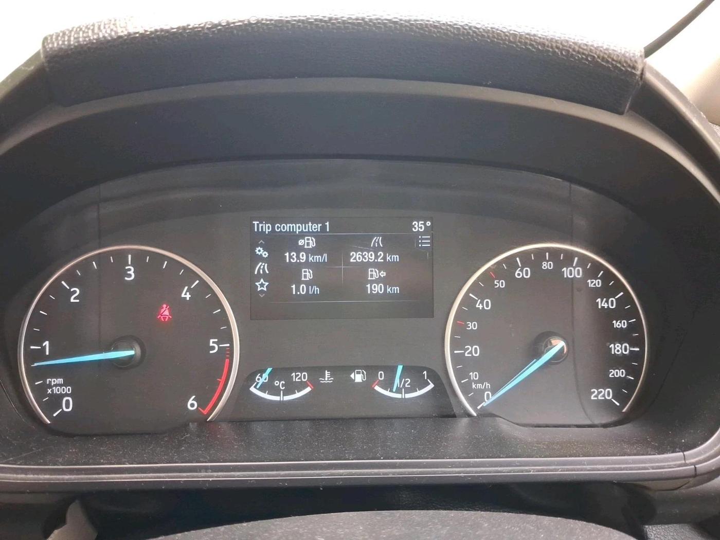 2019 Ford Ecosport TITANIUM 1.5L DIESEL, Diesel, Manual, 95,138 km, interior