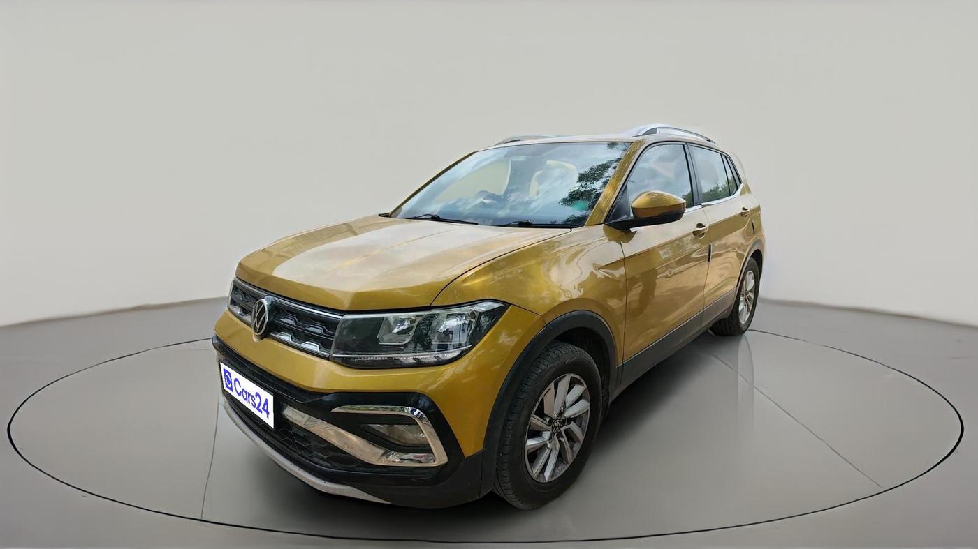 2021 Volkswagen TAIGUN HIGHLINE 1.0 TSI AT, Petrol, Automatic, 1,01,795 km, exterior