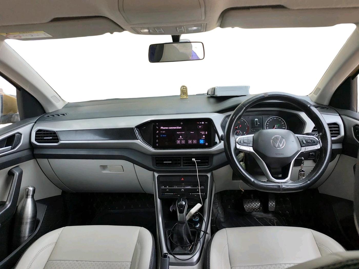 2021 Volkswagen TAIGUN HIGHLINE 1.0 TSI AT, Petrol, Automatic, 1,01,795 km, interior