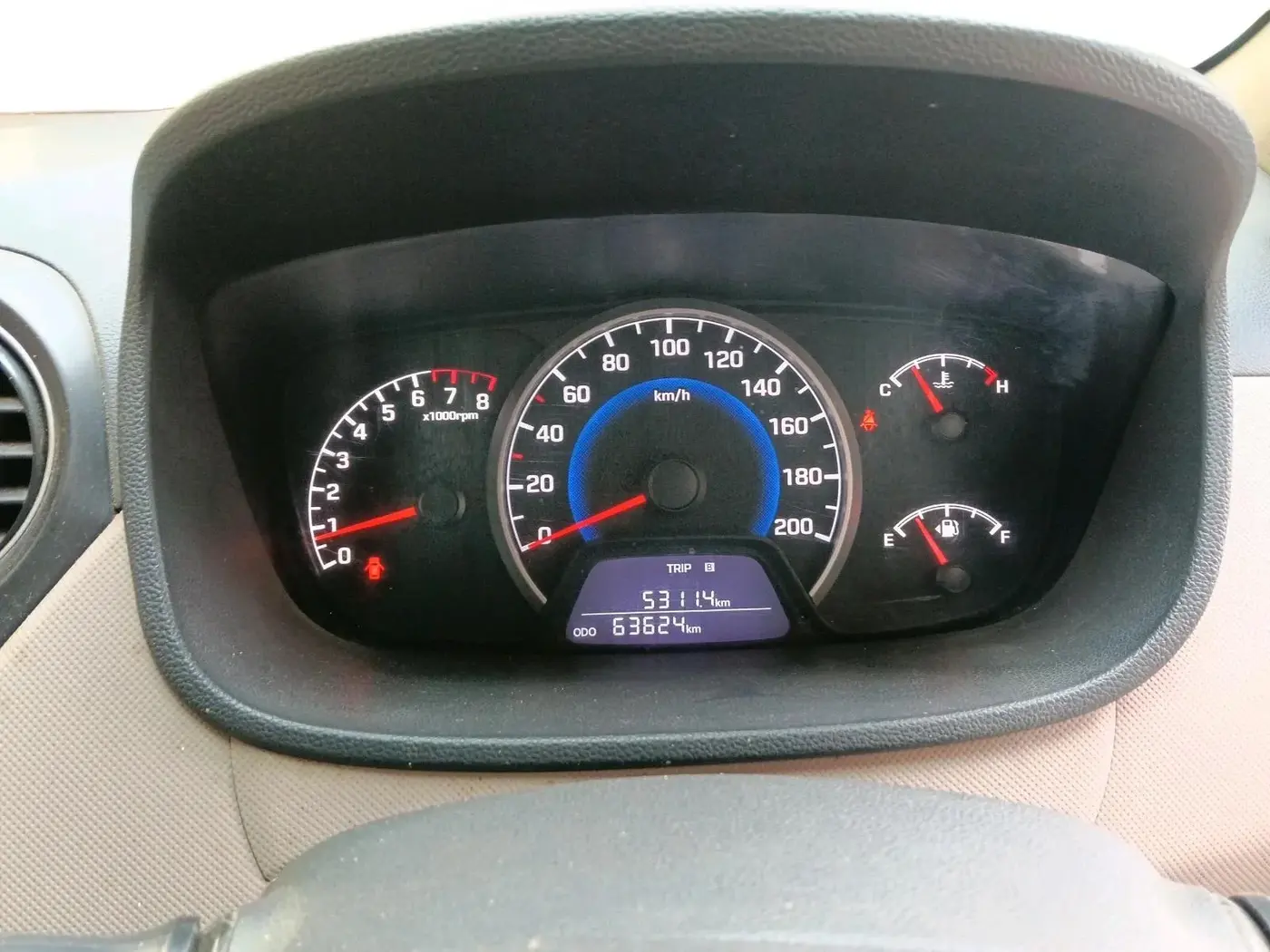 2019 Hyundai Grand i10 MAGNA 1.2 KAPPA VTVT, Petrol, Manual, 63,624 km, interior