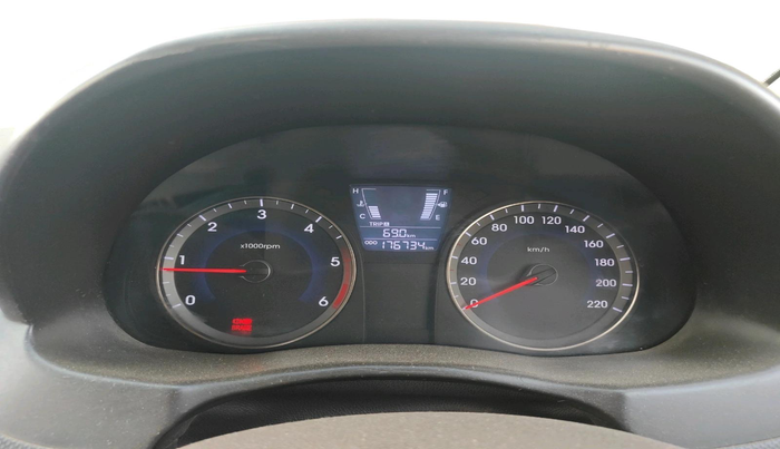 2012 Hyundai Verna FLUIDIC 1.6 CRDI EX, Diesel, Manual, 1,76,734 km, interior