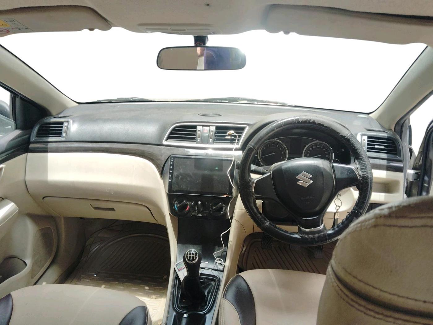 2017 Maruti Ciaz SIGMA 1.4 MT PETROL, Petrol, Manual, 1,19,833 km, interior