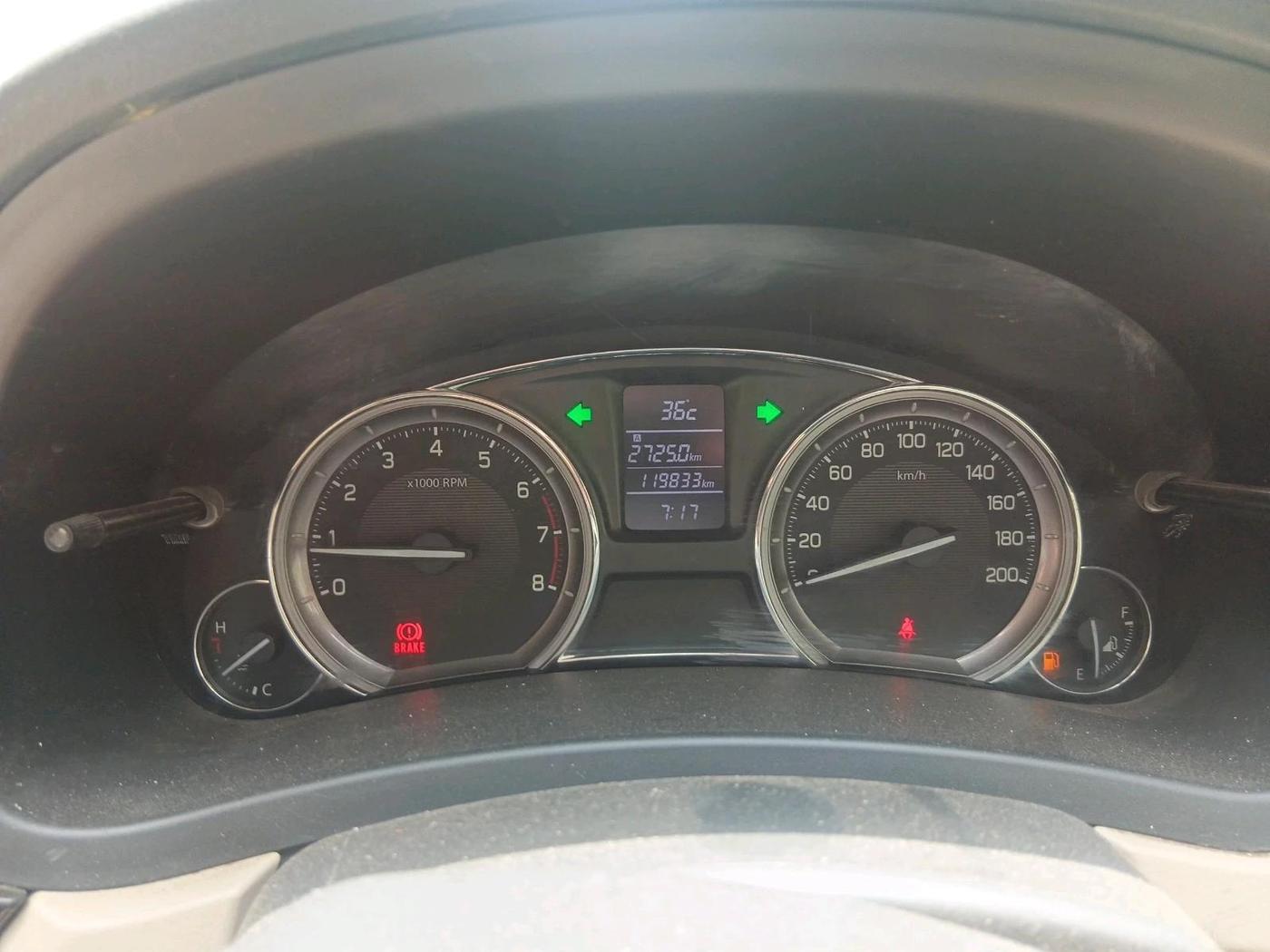 2017 Maruti Ciaz SIGMA 1.4 MT PETROL, Petrol, Manual, 1,19,833 km, interior