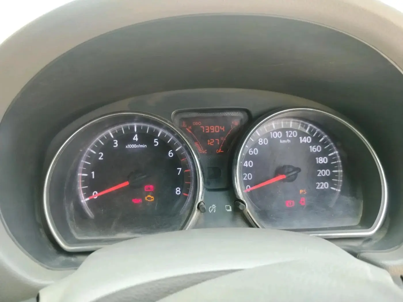 2011 Nissan Sunny XV PETROL, CNG, Manual, 73,904 km, interior