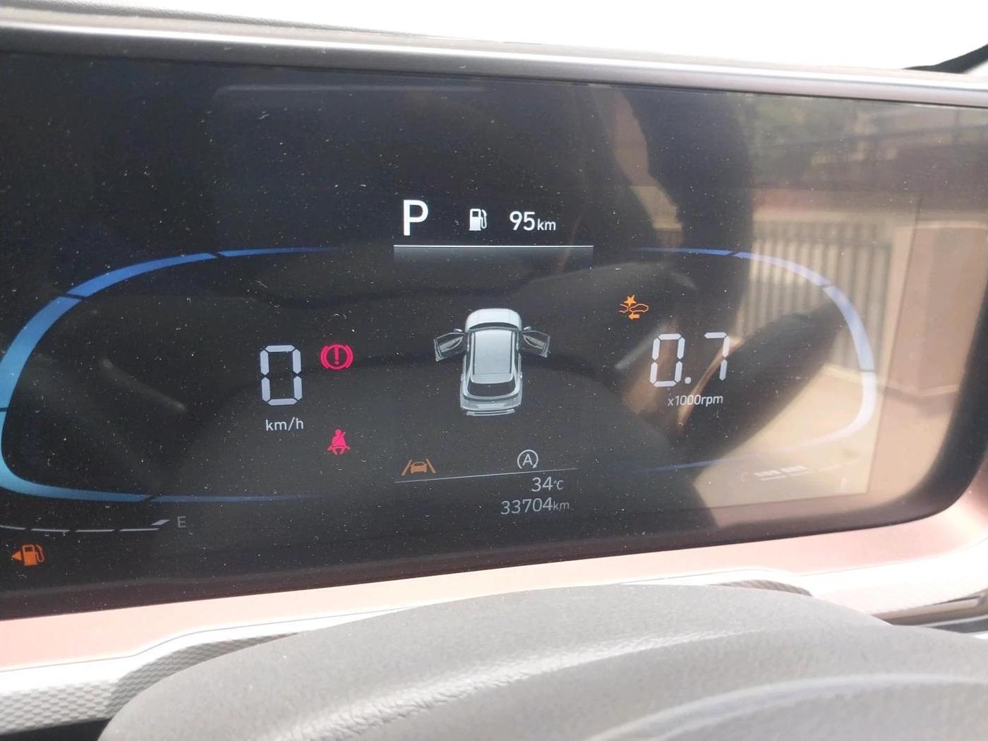 2025 Hyundai Creta SX TECH 1.5 PETROL iVT, Petrol, Automatic, 33,704 km, interior