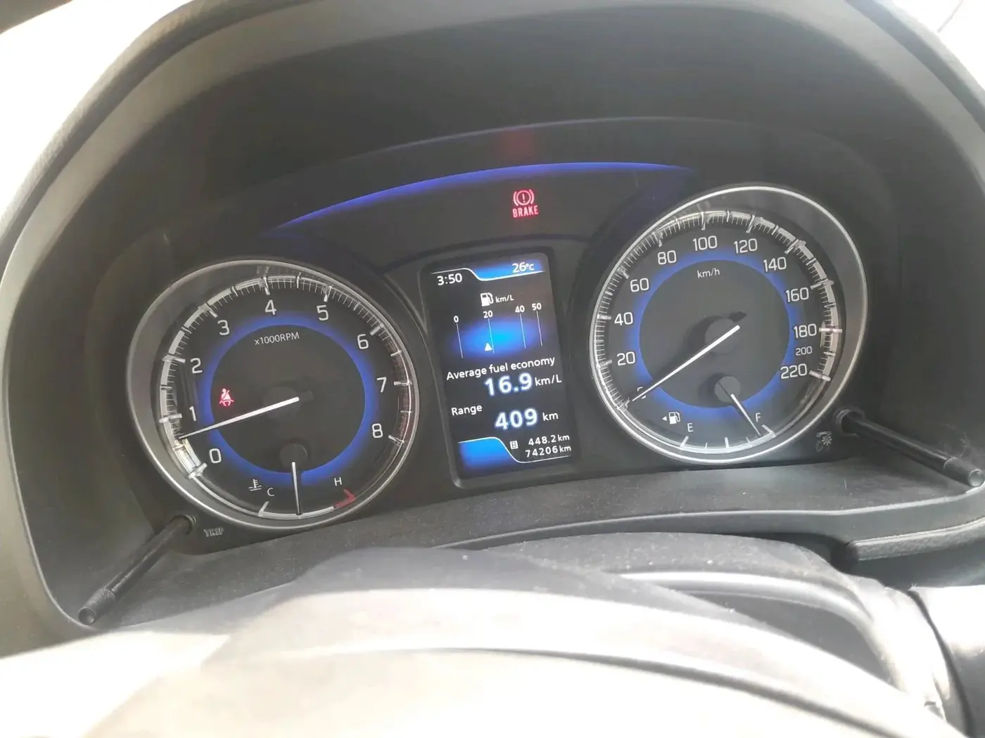 2016 Maruti Baleno ALPHA PETROL 1.2, Petrol, Manual, 74,206 km, interior