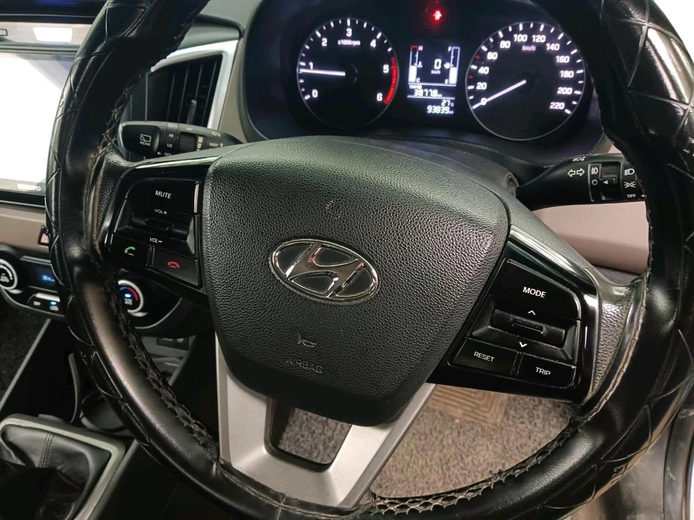 2017 Hyundai Creta SX 1.6 DIESEL, Diesel, Manual, 93,839 km, interior