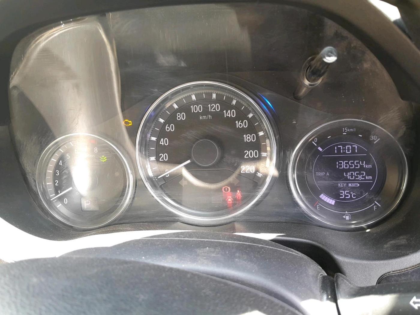 2019 Honda City 1.5L I-VTEC ZX CVT, CNG, Automatic, 1,37,777 km, interior