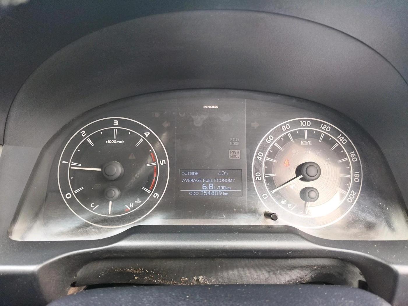 2016 Toyota Innova Crysta 2.4 GX 8 STR, Diesel, Manual, 2,54,809 km, interior