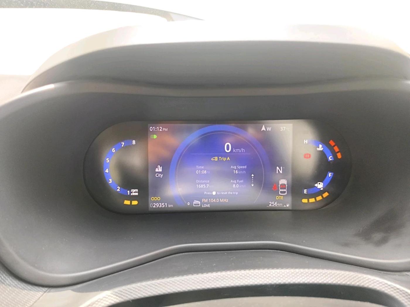 2024 Tata NEXON CREATIVE PLUS S 1.2 REVOTRON 7 DCA, Petrol, Automatic, 29,351 km, interior