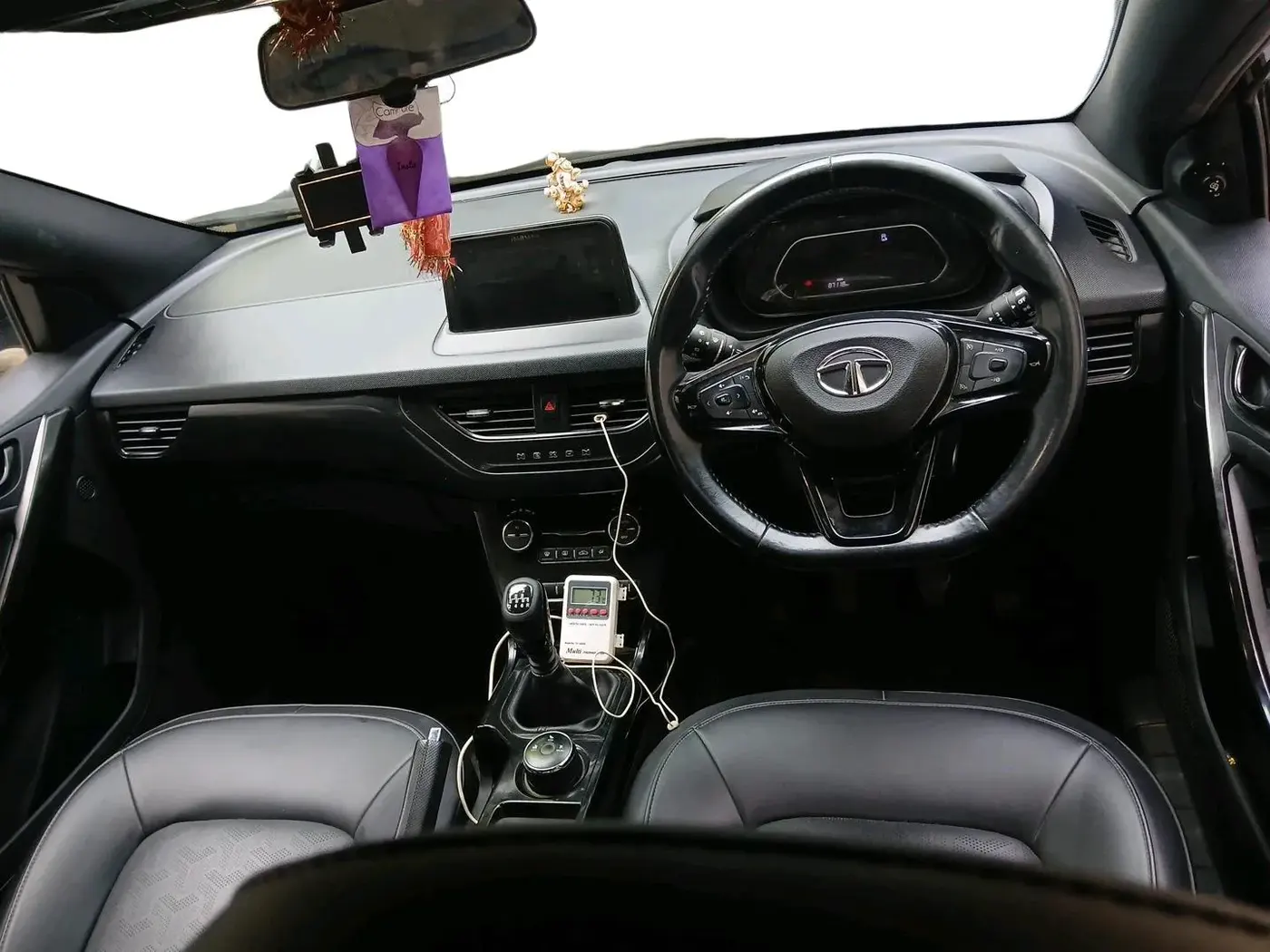2022 Tata NEXON XZ PLUS (O) PETROL DARK EDITION, Petrol, Manual, 87,118 km, interior