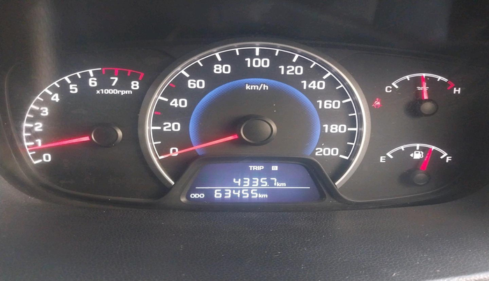 2017 Hyundai Grand i10 SPORTZ 1.2 KAPPA VTVT, Petrol, Manual, 63,455 km, interior