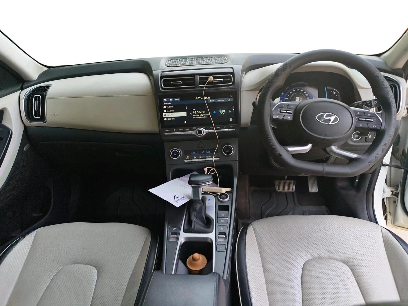 2021 Hyundai Creta SX (O) AT 1.5 DIESEL, Diesel, Automatic, 83,917 km, interior