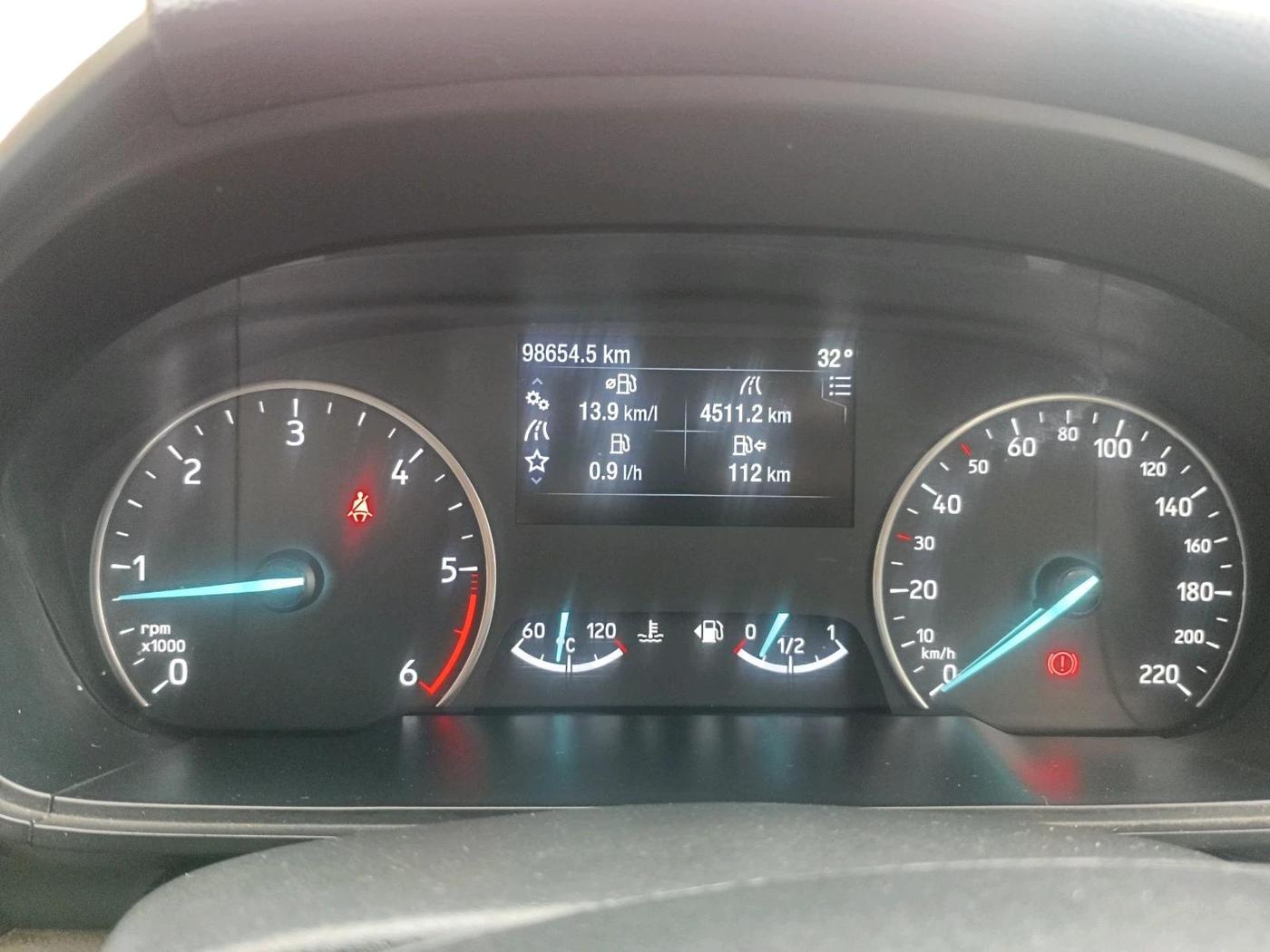 2020 Ford Ecosport TITANIUM 1.5L DIESEL, Diesel, Manual, 98,654 km, interior