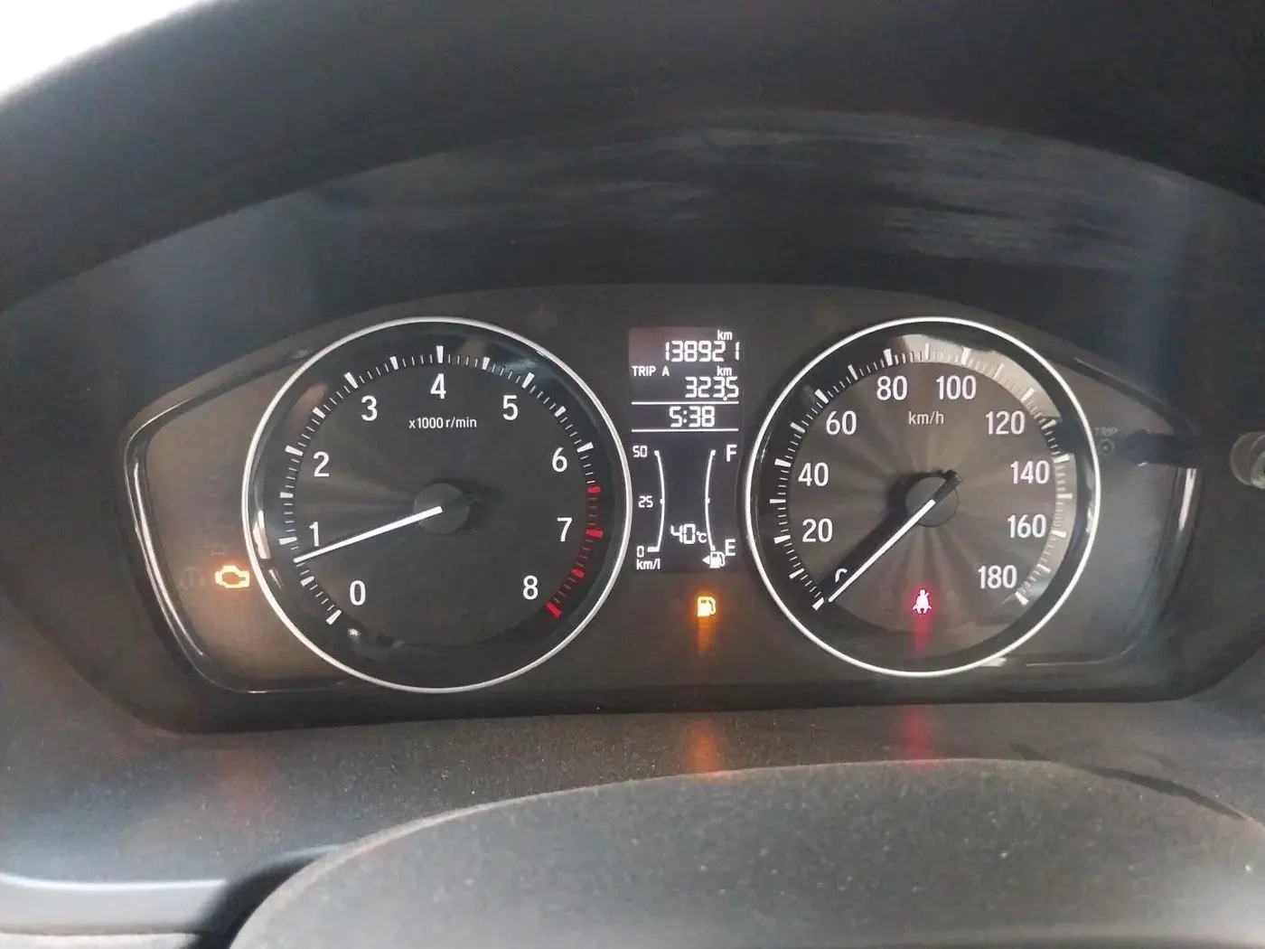 2018 Honda Amaze 1.2L I-VTEC V, CNG, Manual, 1,38,921 km, interior