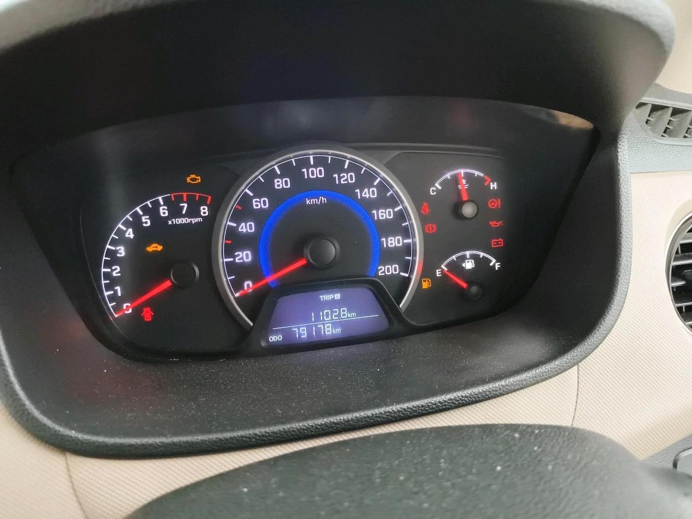 2014 Hyundai Grand i10 MAGNA 1.2 KAPPA VTVT, Petrol, Manual, 79,178 km, interior