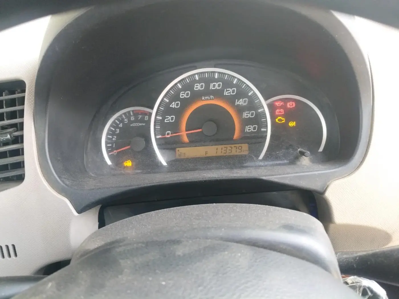 2013 Maruti Wagon R 1.0 VXI, CNG, Manual, 1,13,379 km, interior