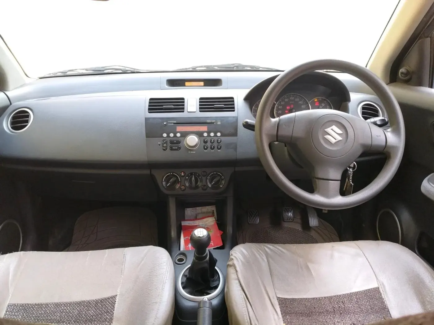 2011 Maruti Swift Dzire VXI, Petrol, Manual, 90,000 km, interior