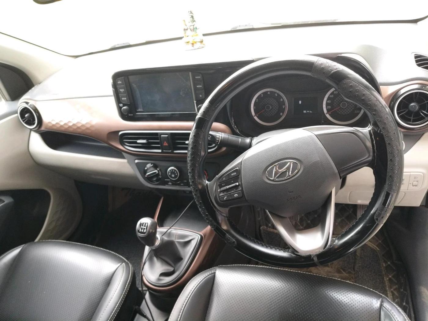 2022 Hyundai AURA SX 1.2 CNG, CNG, Manual, 95,141 km, interior